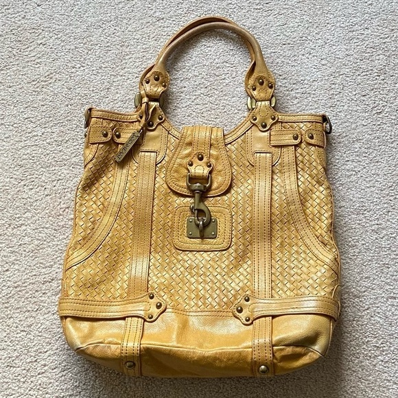 Lockheart Brighton RARE  Braidy Bunch Woven 5 Pocket Shoulder Handbag - Picture 1 of 16